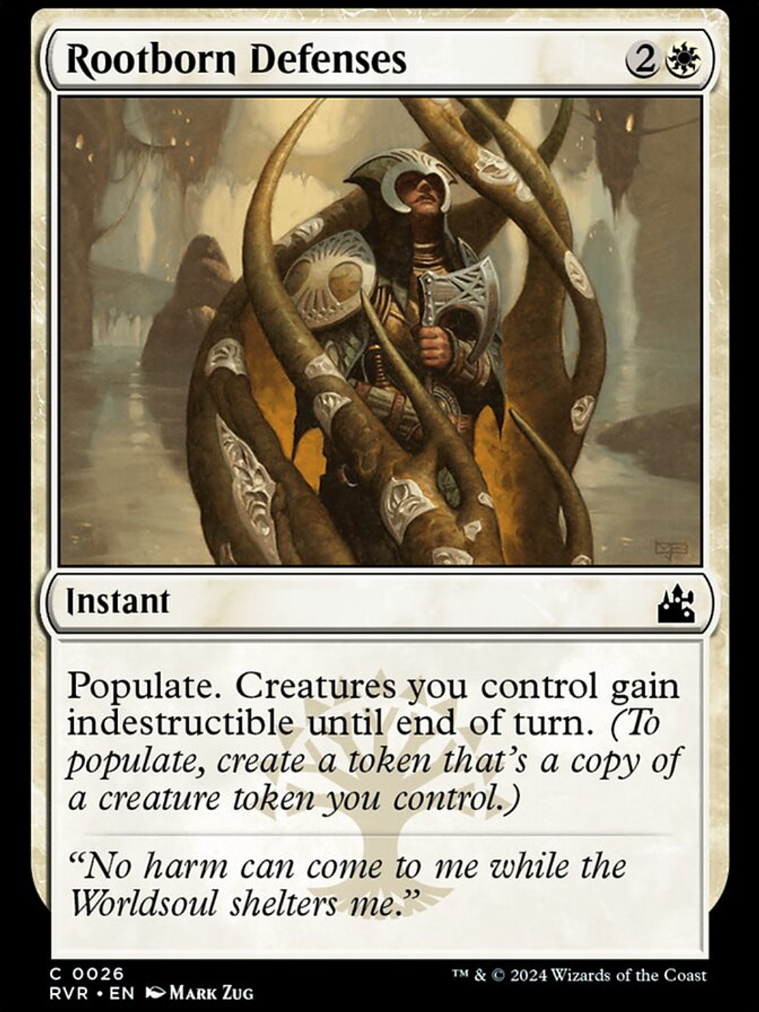 Rootborn Defenses (Ravnica Remastered) 1