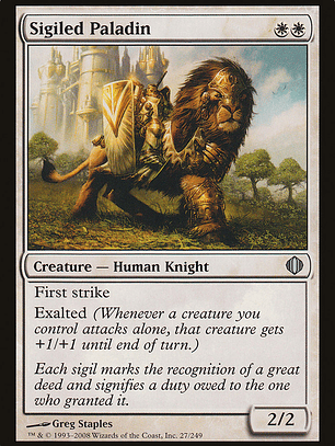Sigiled Paladin (Shards of Alara)