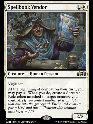 Spellbook Vendor (Wilds of Eldraine)