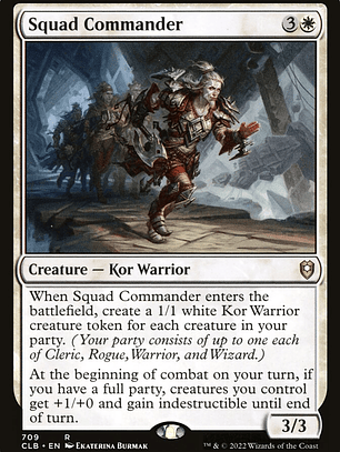 Squad Commander (Commander Legends: Battle for Baldur's Gate)