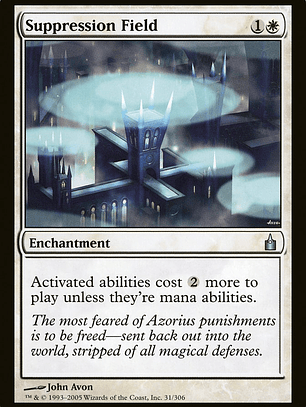 Suppression Field (Ravnica: City of Guilds)