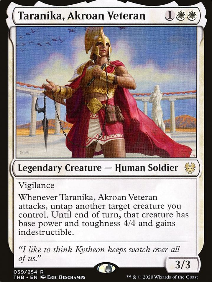 Taranika, Akroan Veteran (Theros Beyond Death) 1