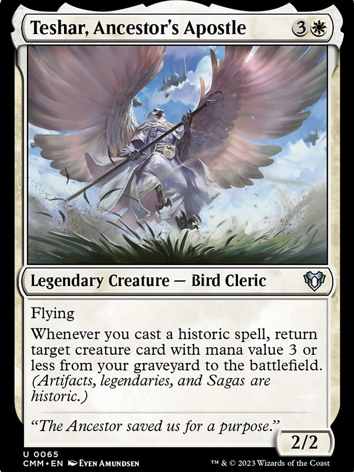 Teshar, Ancestor's Apostle (Commander Masters) 1