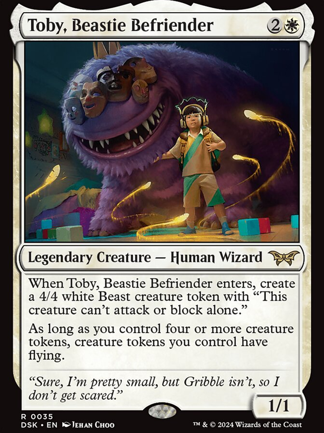 Toby, Beastie Befriender (Duskmourn: House of Horror) 1