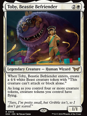 Toby, Beastie Befriender (Duskmourn: House of Horror)