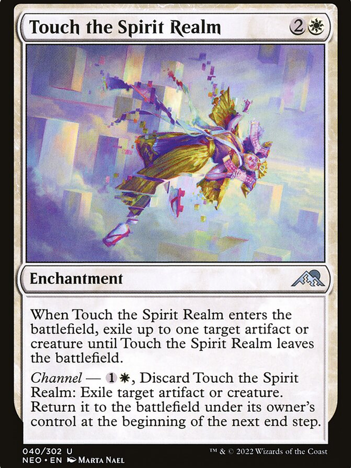 Touch the Spirit Realm (Kamigawa: Neon Dynasty) 1