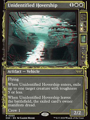 Unidentified Hovership (Duskmourn: House of Horror)