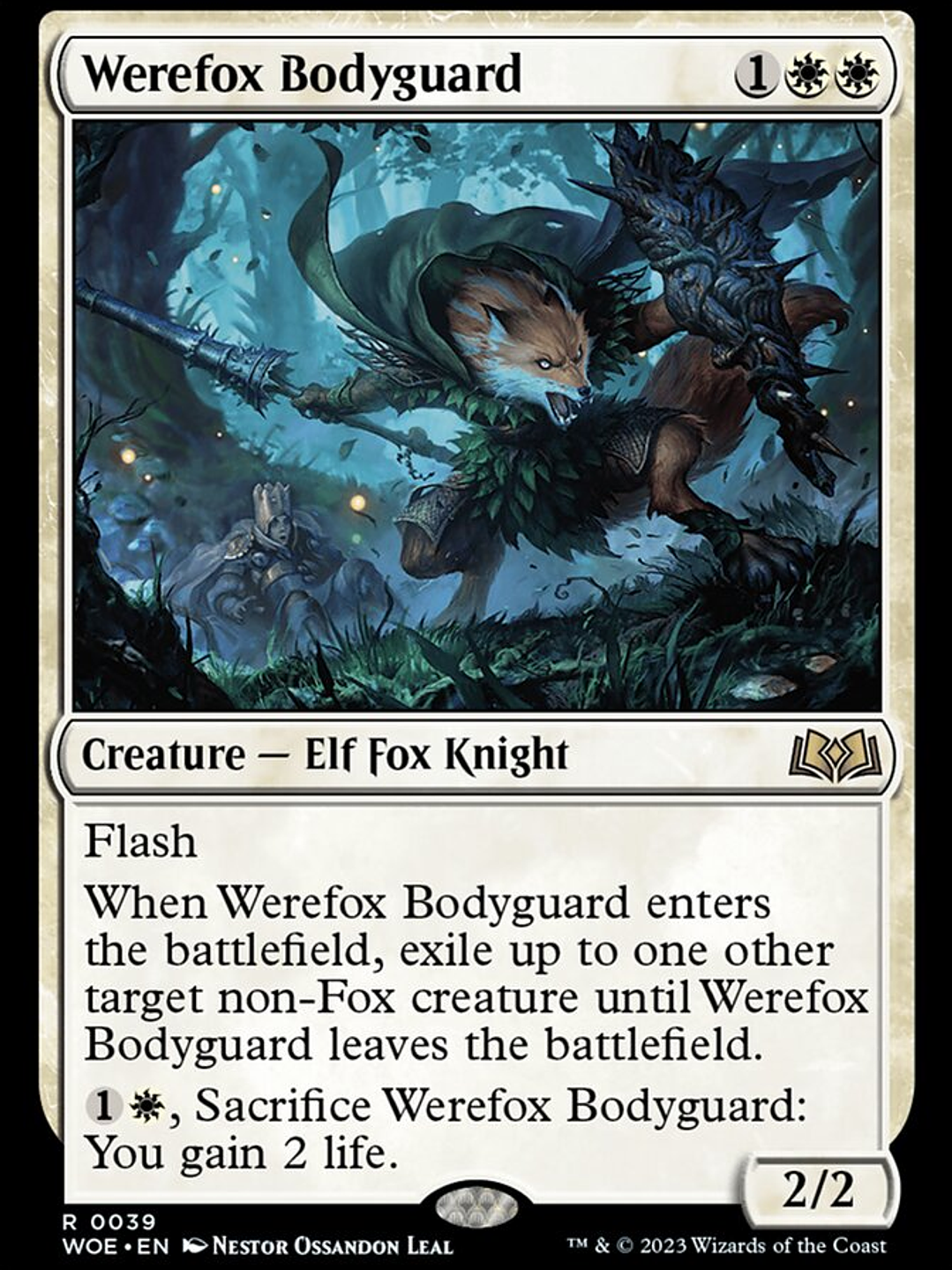 Werefox Bodyguard (Wilds of Eldraine) 1
