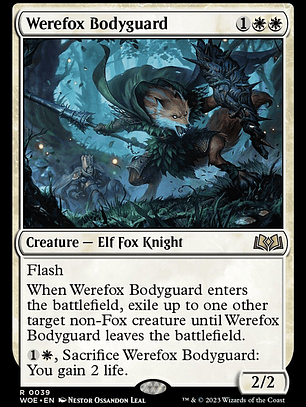Werefox Bodyguard (Wilds of Eldraine)