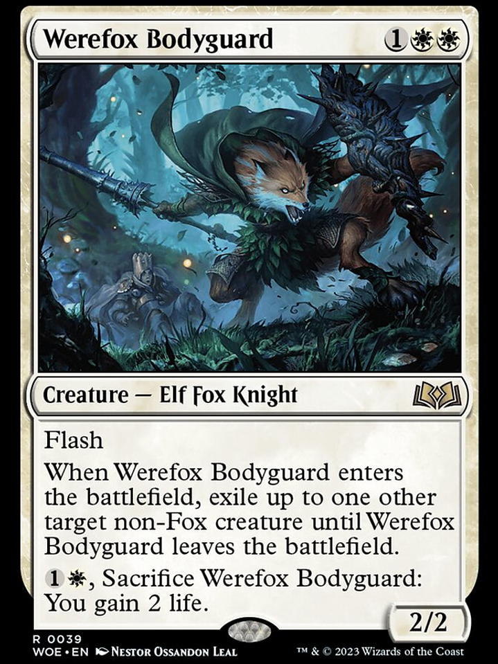 Werefox Bodyguard (Wilds of Eldraine) 1