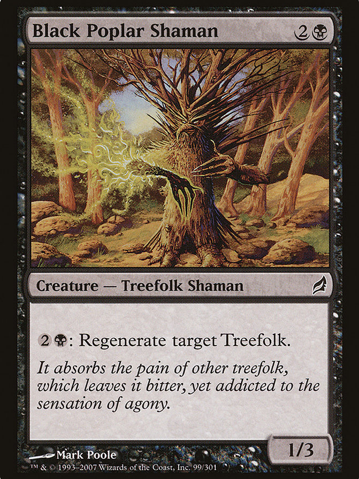 Black Poplar Shaman (Lorwyn) 1