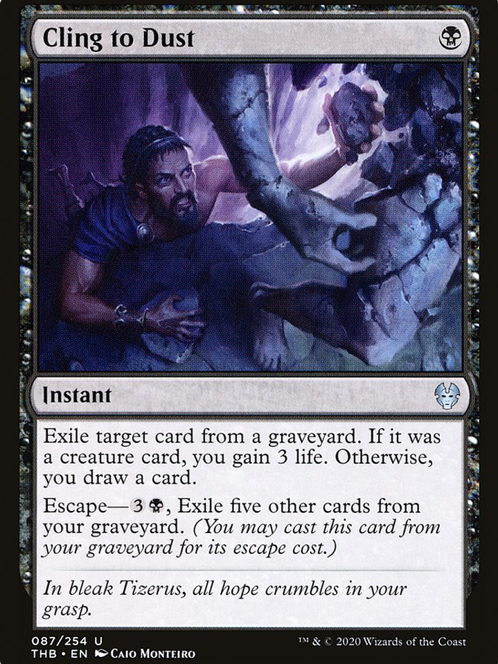 Cling to Dust (Theros Beyond Death) 1