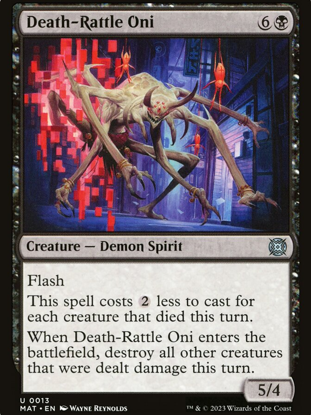 Death-Rattle Oni (March of the Machine: The Aftermath) 1