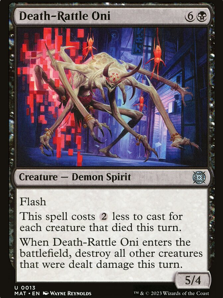 Death-Rattle Oni (March of the Machine: The Aftermath) 1