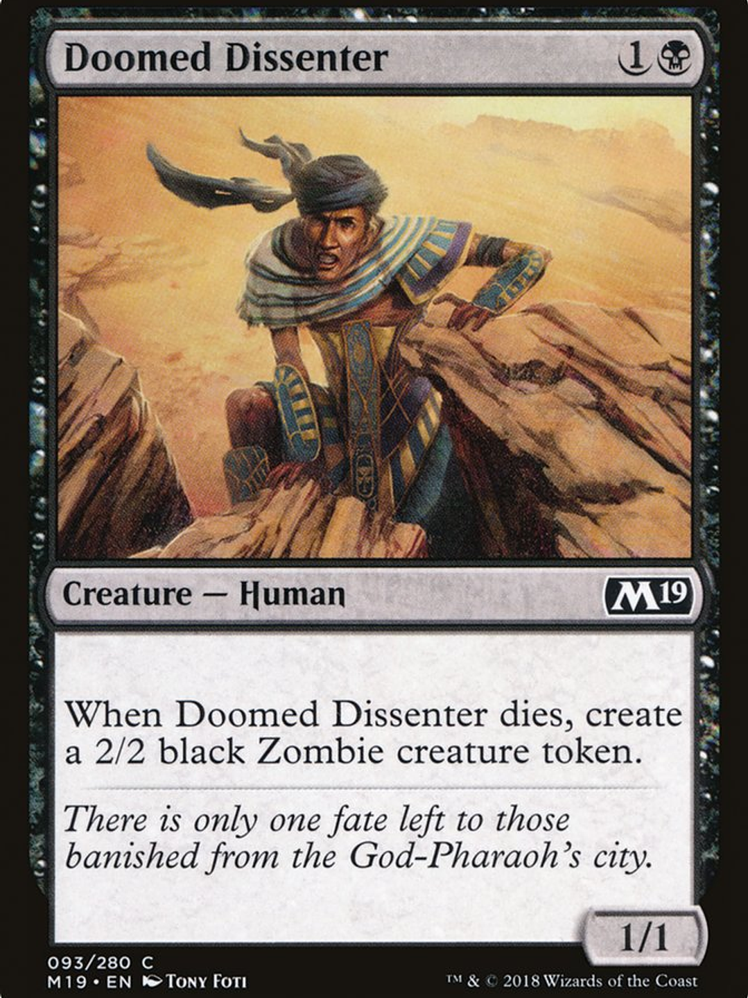 Doomed Dissenter (Core Set 2019) 1