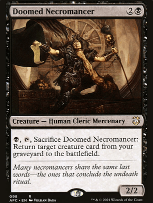 Doomed Necromancer (Forgotten Realms Commander)