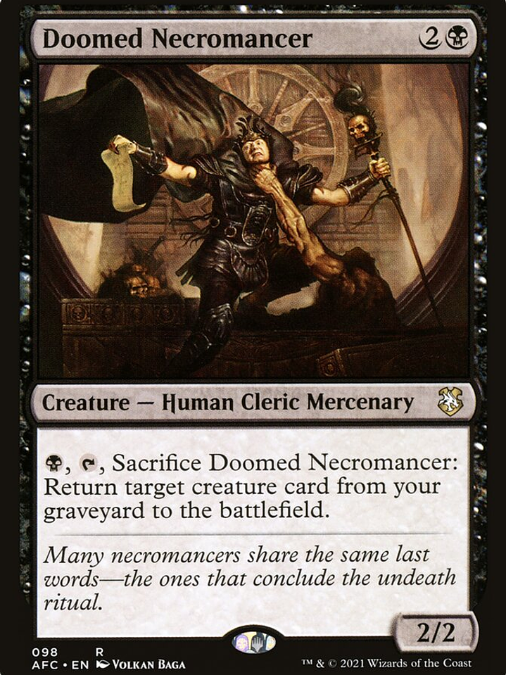 Doomed Necromancer (Forgotten Realms Commander) 1