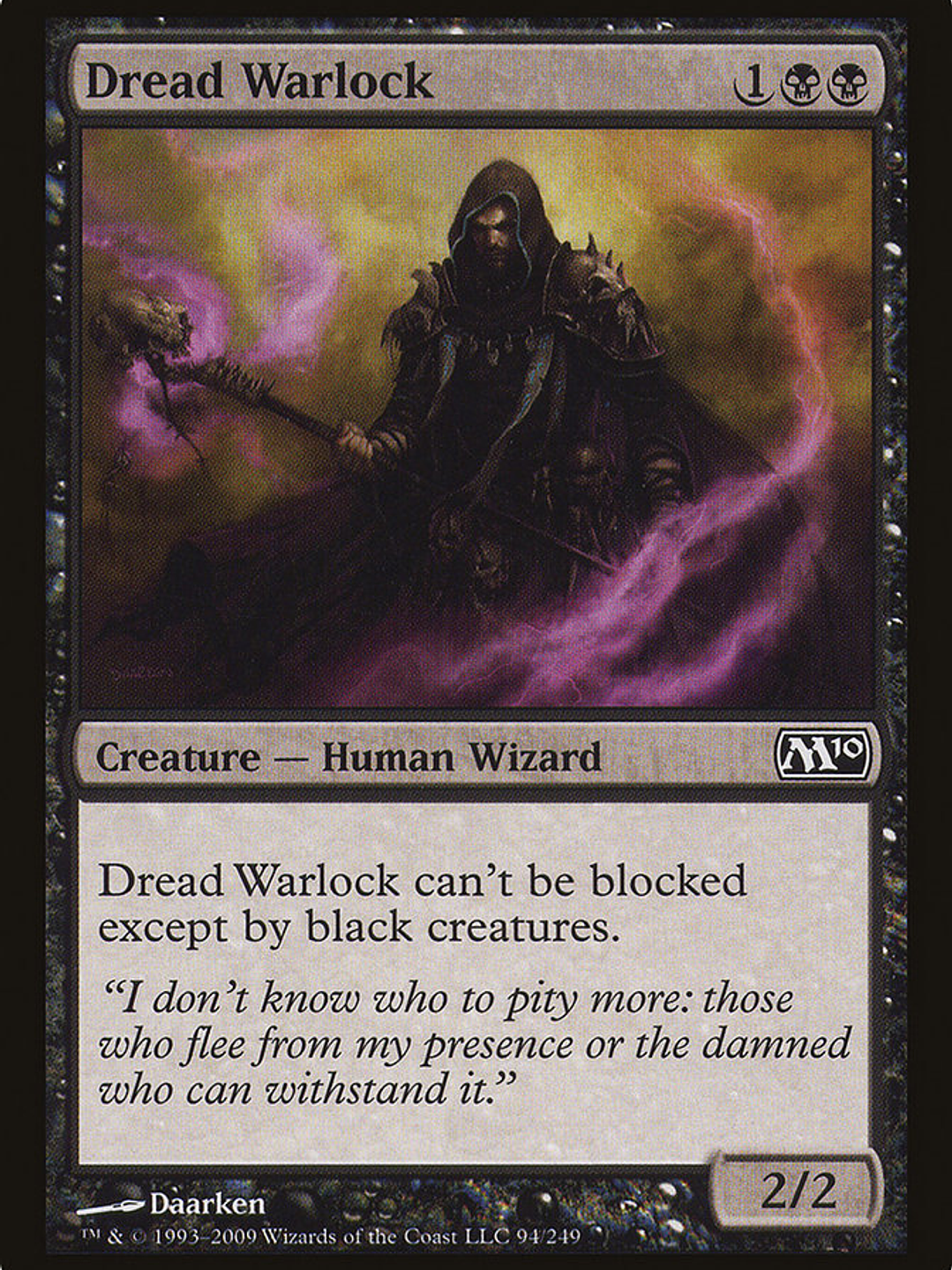 Dread Warlock (Magic 2010) 1
