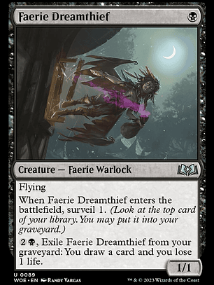 Faerie Dreamthief (Wilds of Eldraine)