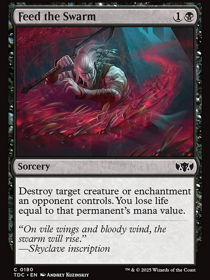 Feed the Swarm (Tarkir: Dragonstorm Commander) 1