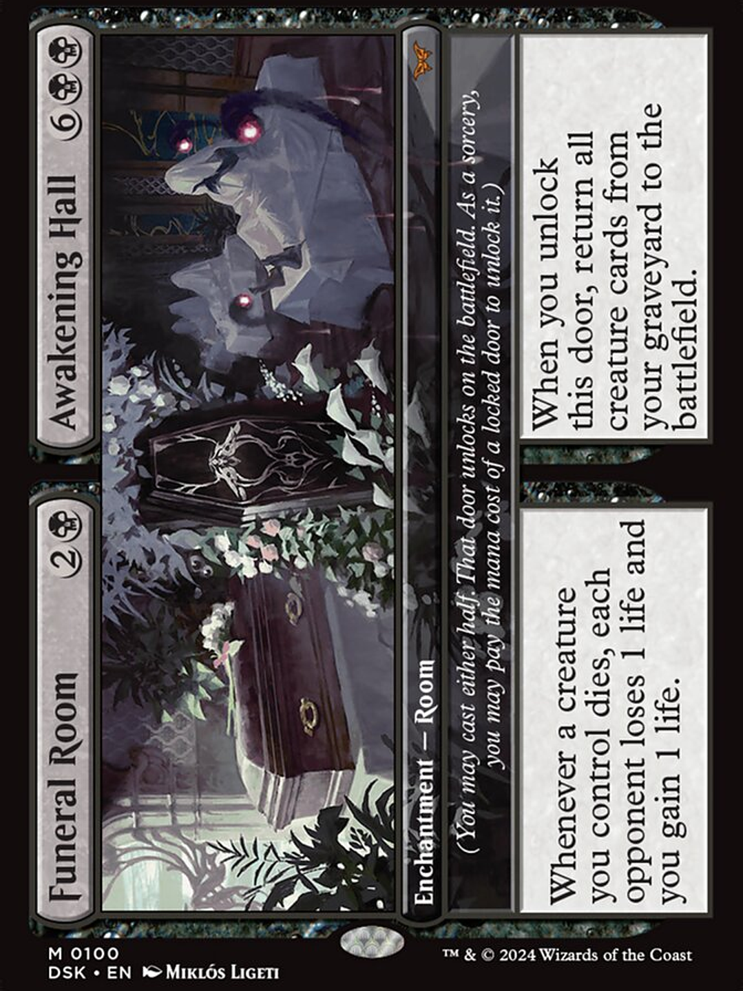 Funeral Room // Awakening Hall (Duskmourn: House of Horror) 1