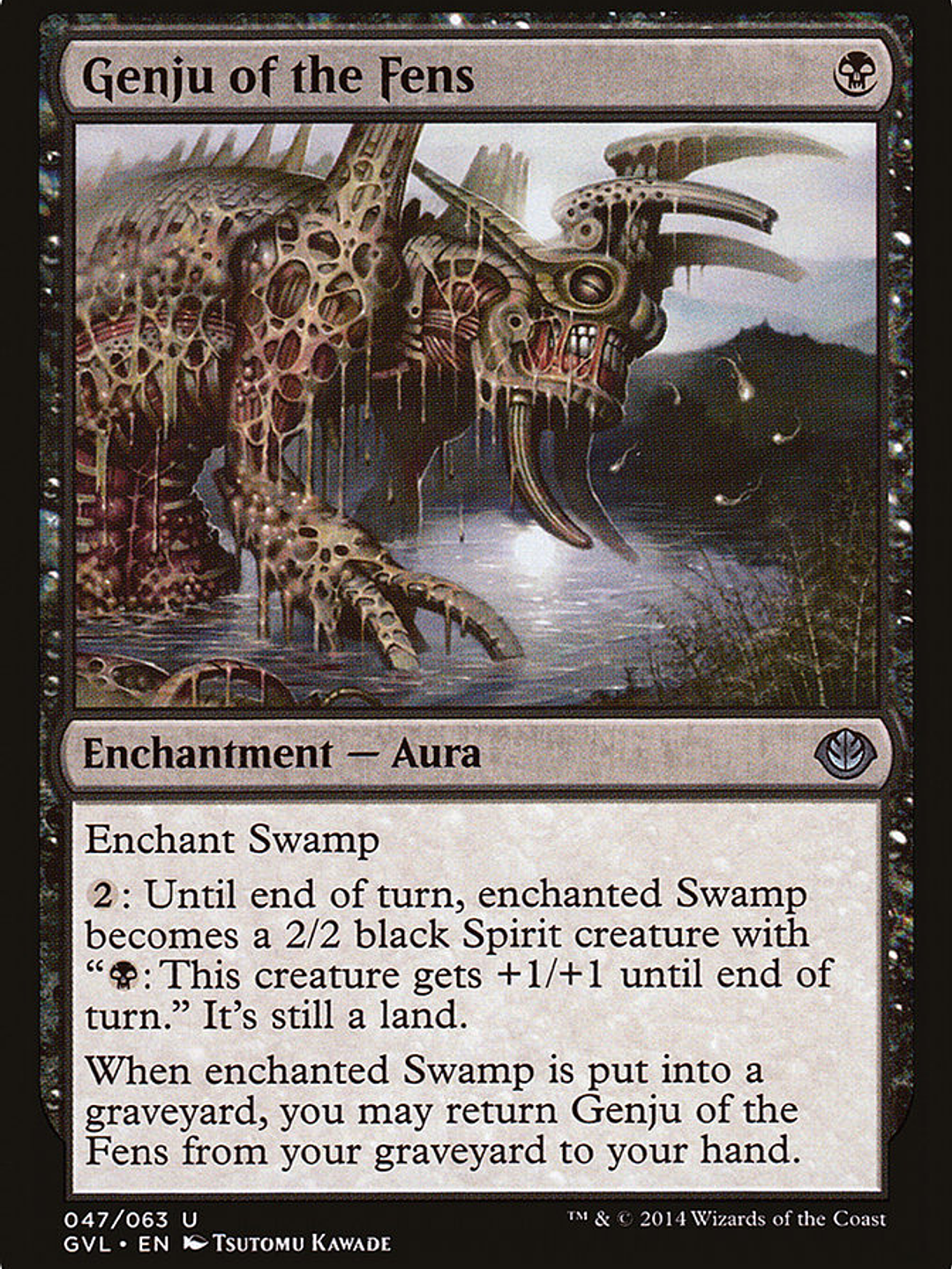 Genju of the Fens (Duel Decks Anthology: Garruk vs. Liliana) 1