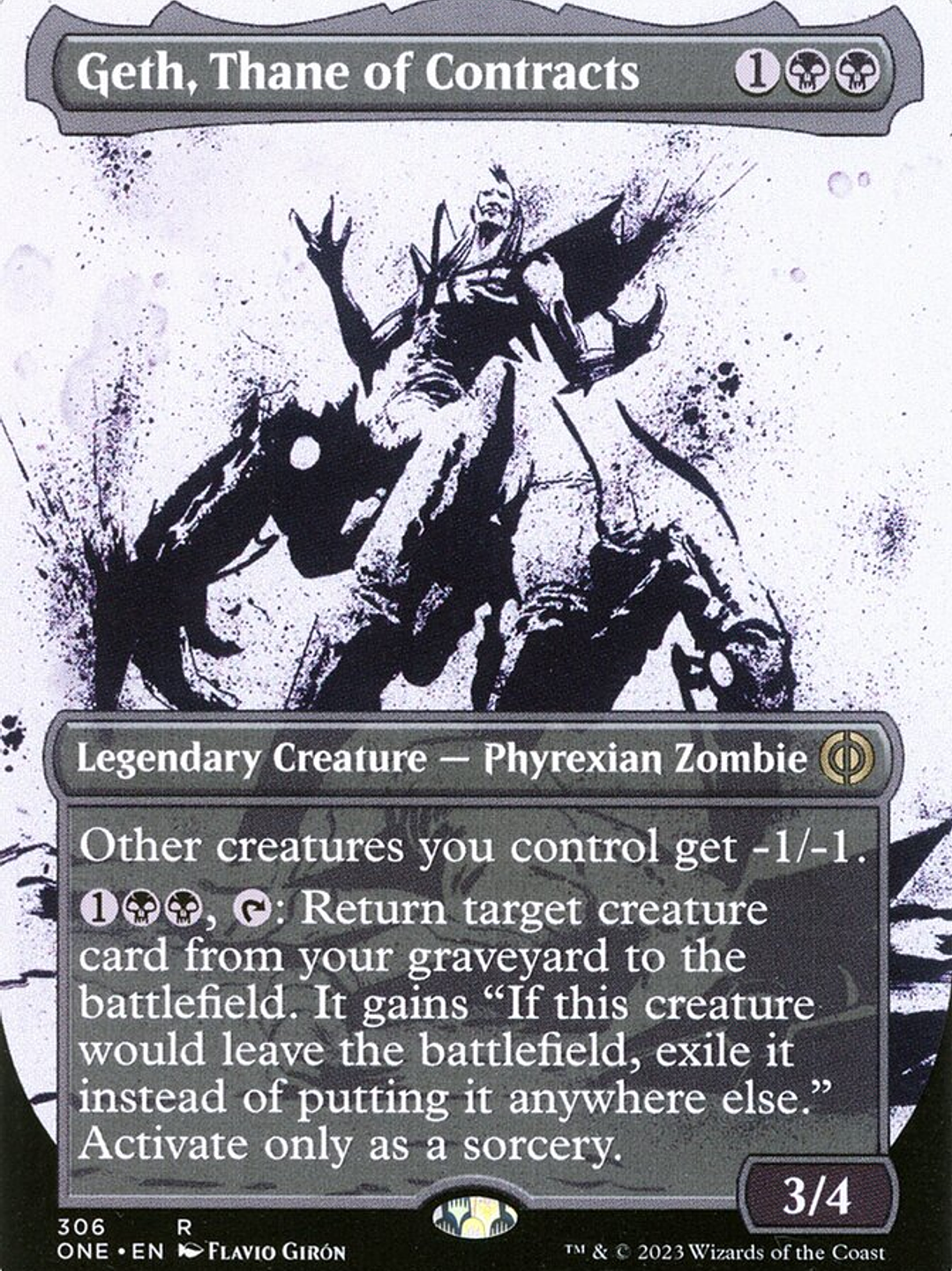 Geth, Thane of Contracts (Phyrexia: All Will Be One) 1
