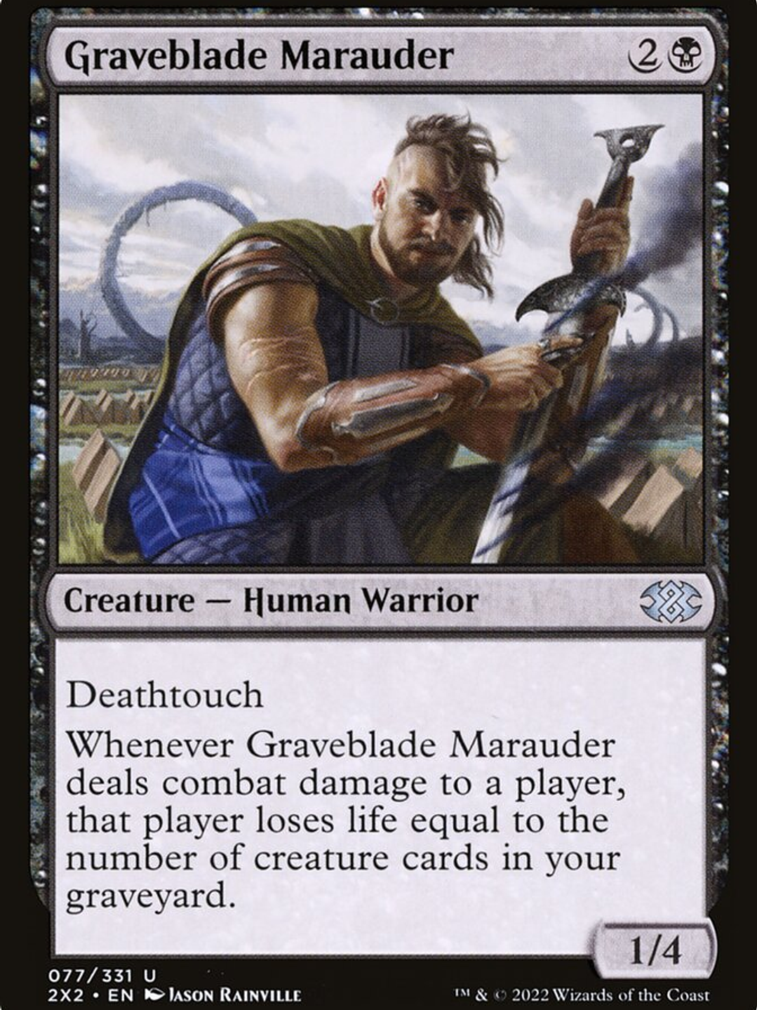 Graveblade Marauder (Double Masters 2022) 1