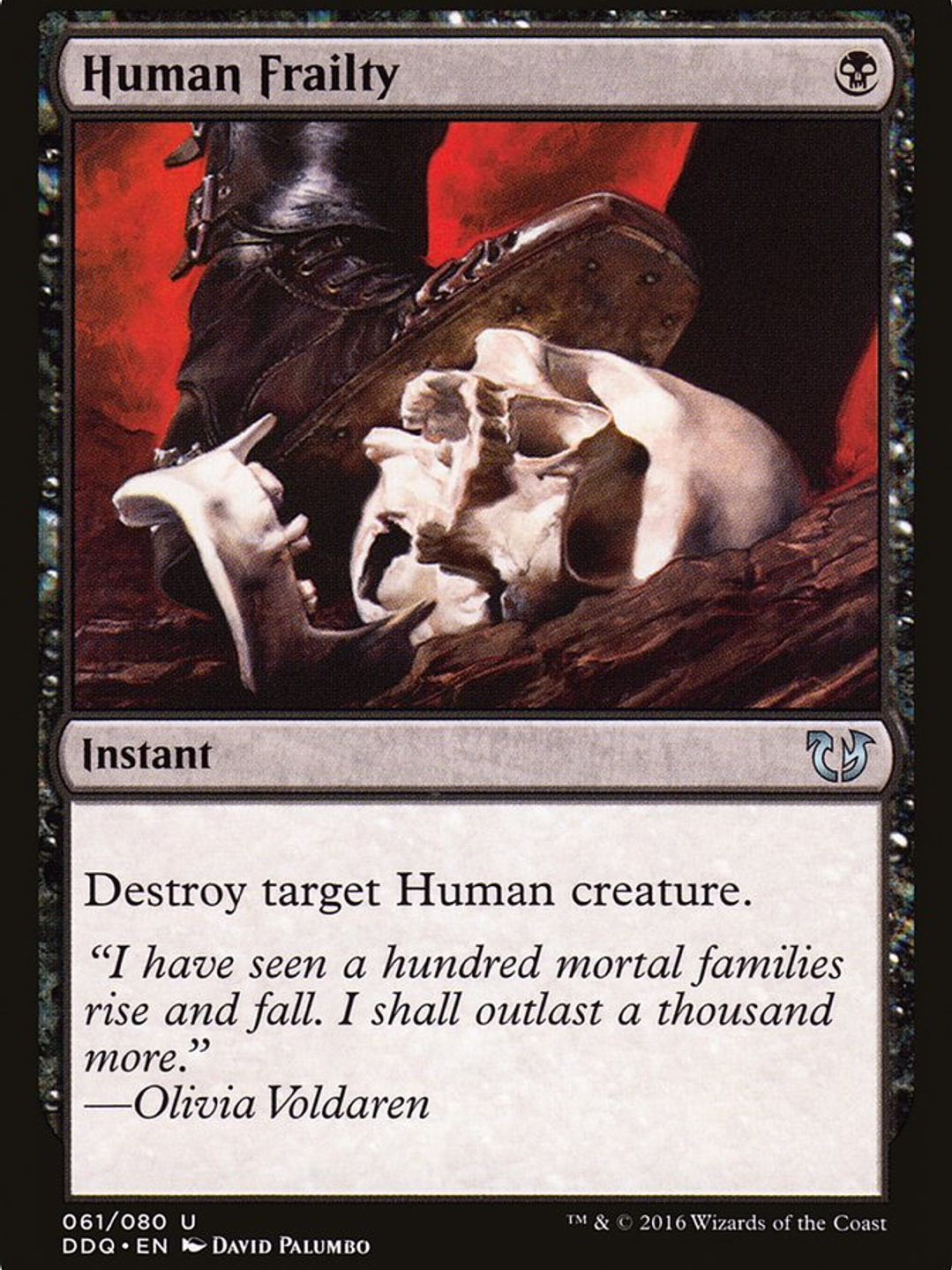 Human Frailty (Duel Decks: Blessed vs. Cursed) 1