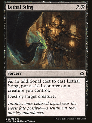 Lethal Sting (Hour of Devastation)