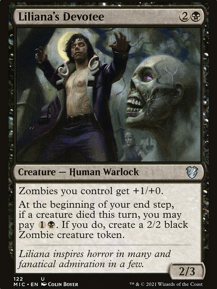 Liliana's Devotee (Midnight Hunt Commander) 1