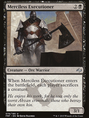 Merciless Executioner (Fate Reforged)
