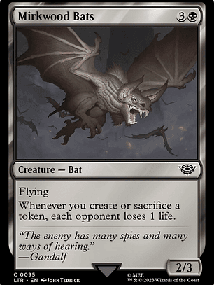 Mirkwood Bats (The Lord of the Rings: Tales of Middle-earth)