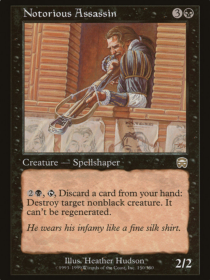Notorious Assassin (Mercadian Masques) 1