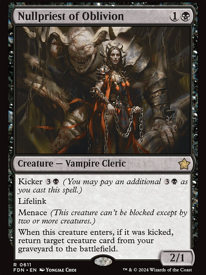 Nullpriest of Oblivion (Foundations) 1