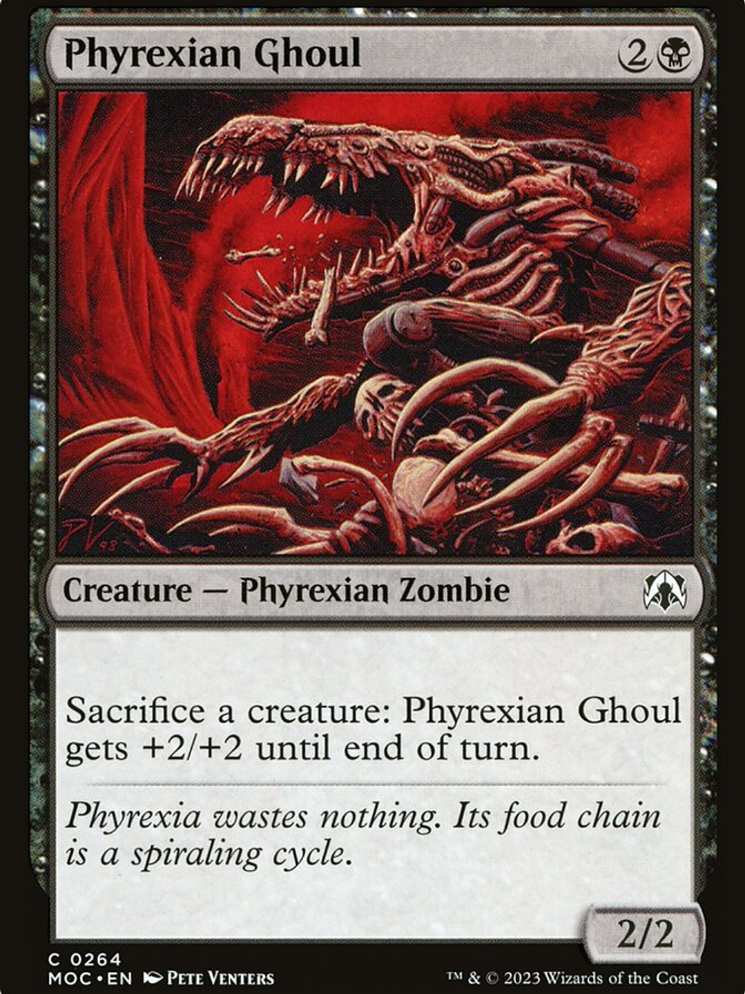 Phyrexian Ghoul (March of the Machine Commander) 1