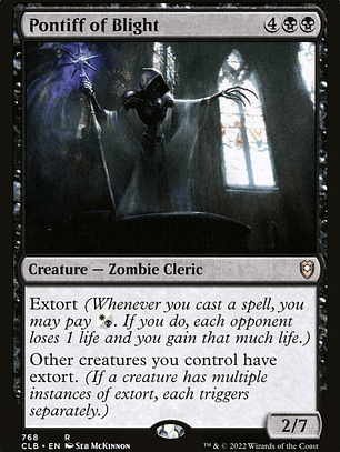 Pontiff of Blight (Commander Legends: Battle for Baldur's Gate)