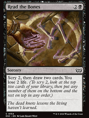 Read the Bones (Duskmourn: House of Horror Commander)