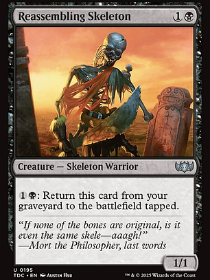 Reassembling Skeleton (Tarkir: Dragonstorm Commander)