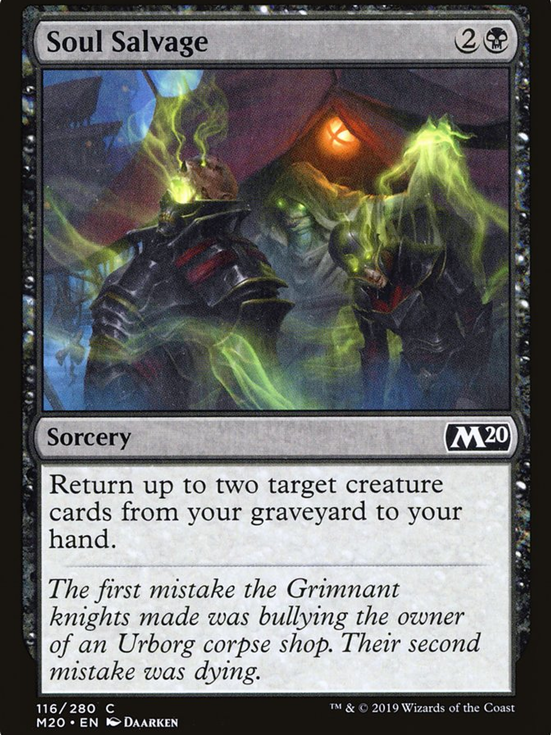 Soul Salvage (Core Set 2020) 1