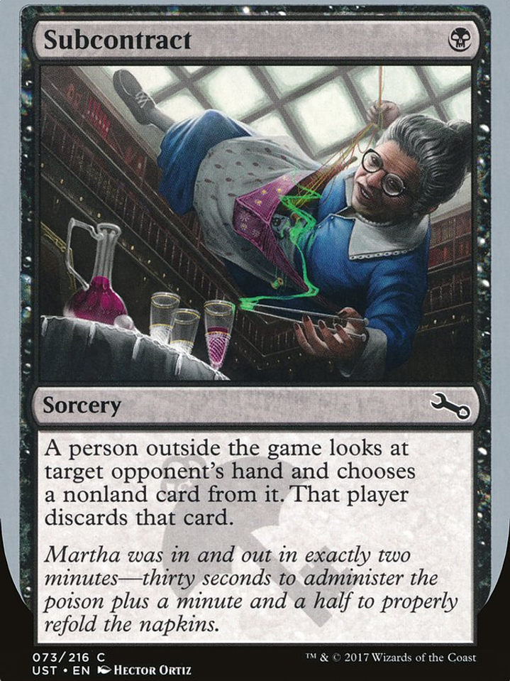 Subcontract (Unstable) 1