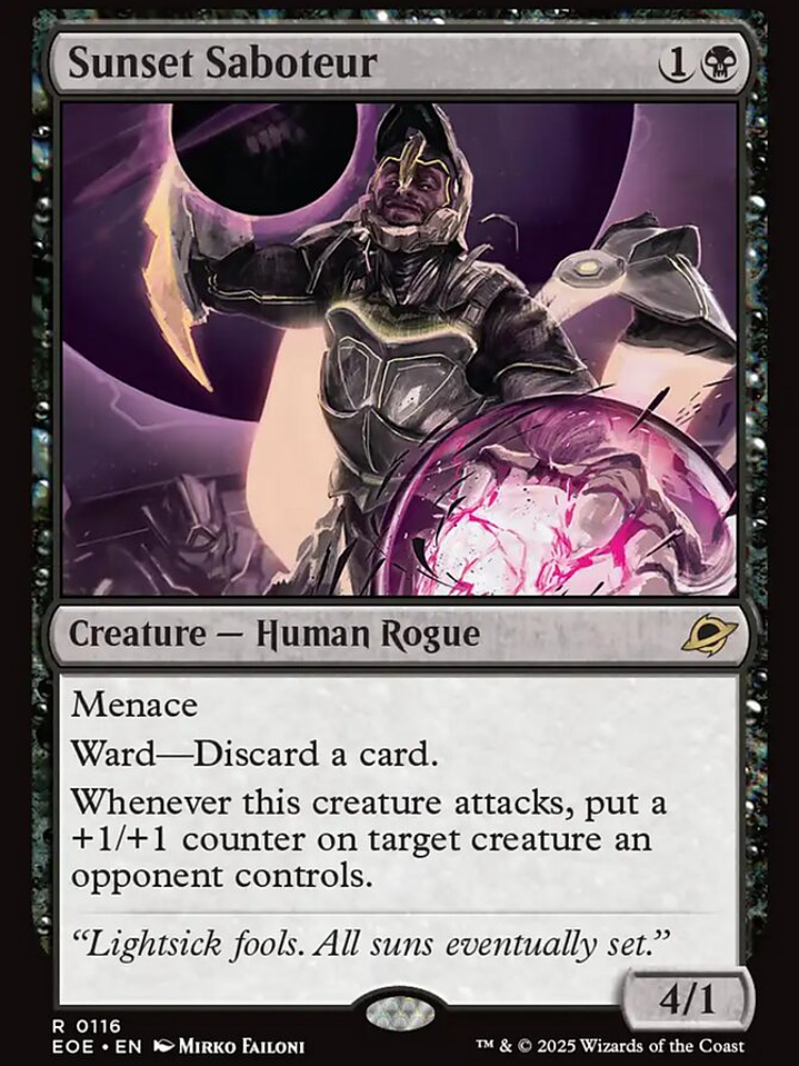 Sunset Saboteur (Edge of Eternities) 1