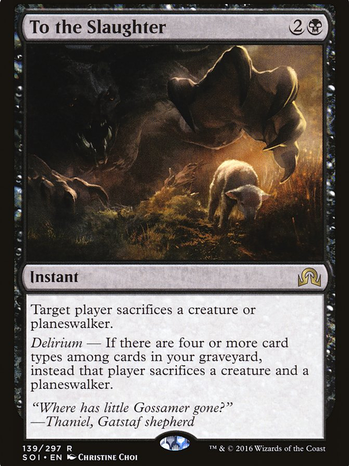 To the Slaughter (Shadows over Innistrad) 1