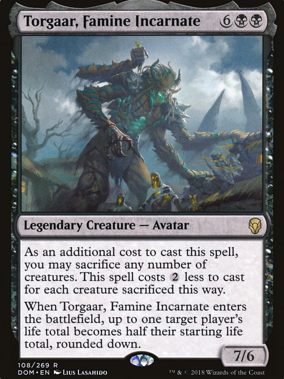 Torgaar, Famine Incarnate (Dominaria) 1