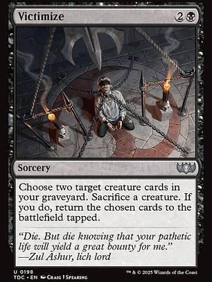 Victimize (Tarkir: Dragonstorm Commander)