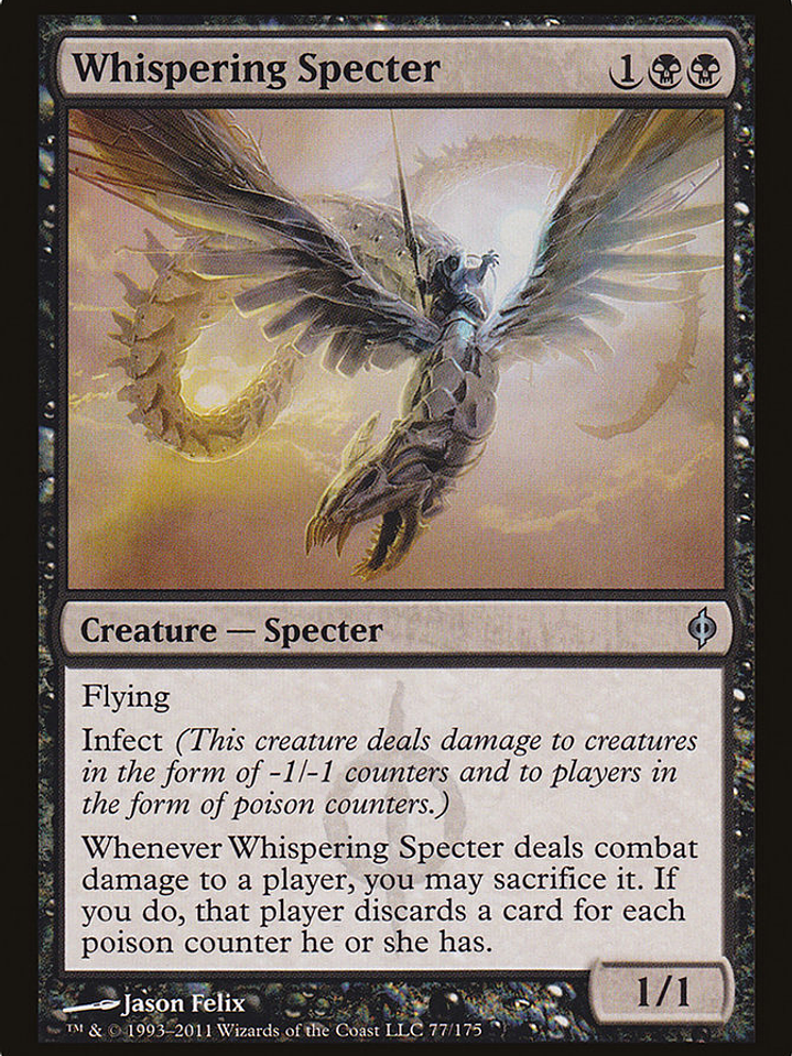 Whispering Specter (New Phyrexia) 1