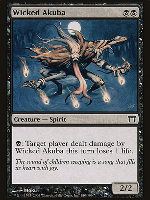 Wicked Akuba (Champions of Kamigawa)