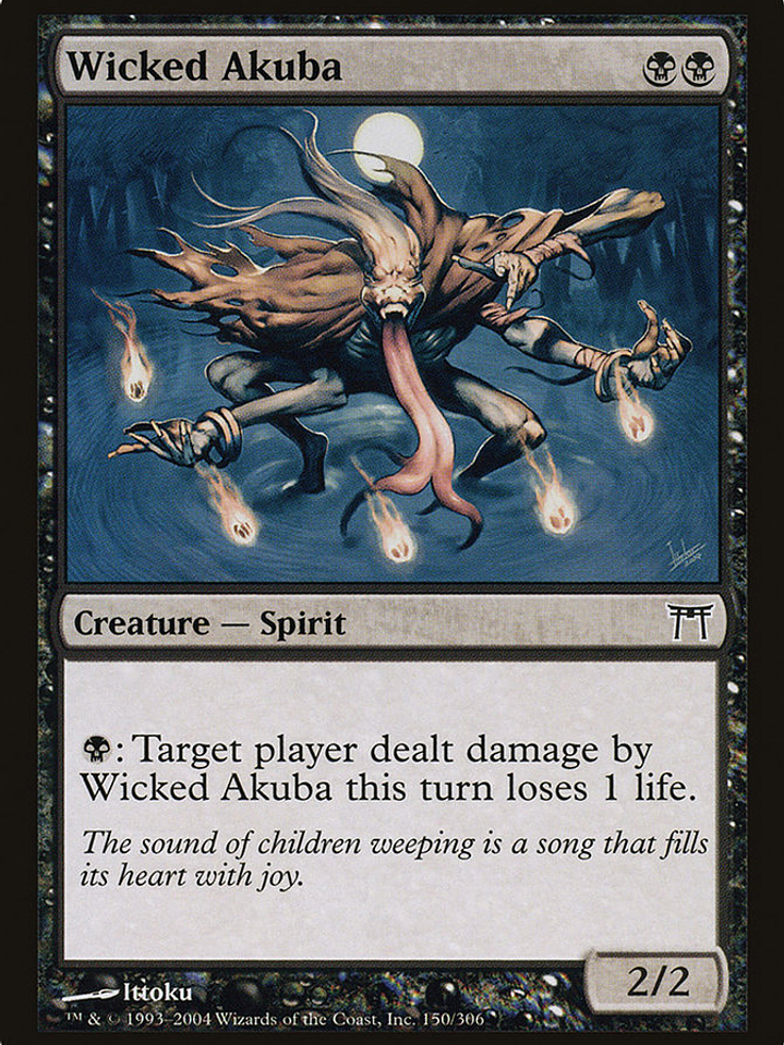 Wicked Akuba (Champions of Kamigawa) 1