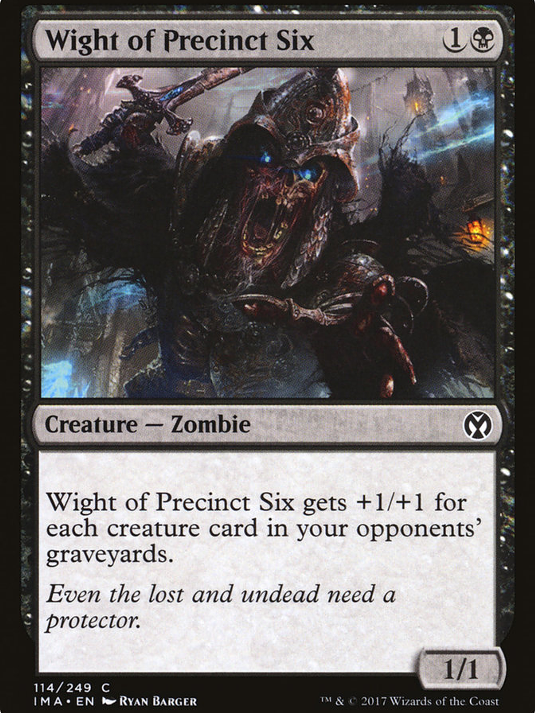 Wight of Precinct Six (Iconic Masters) 1
