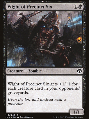 Wight of Precinct Six (Iconic Masters)